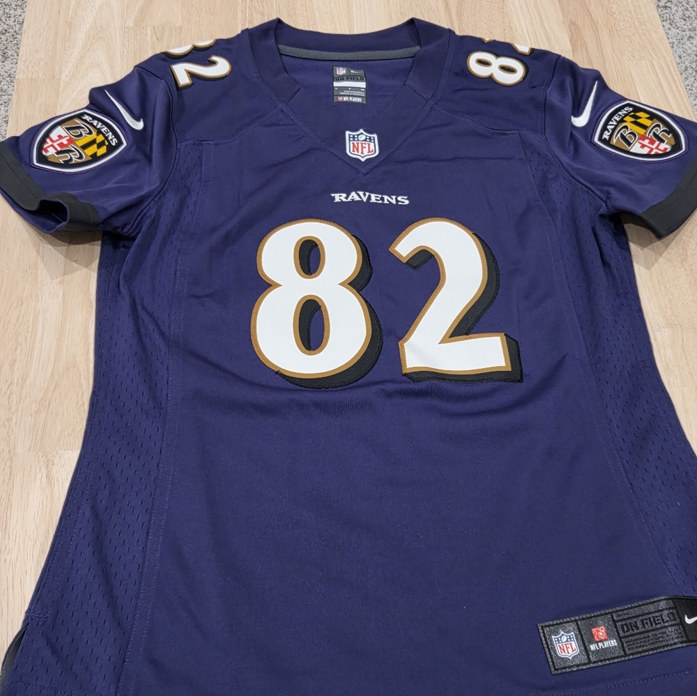 Nike NFL official Ravens Smith football Jersey Women's Small